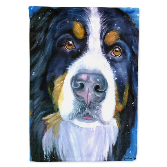 Carolines Treasures 7337GF Luca the Bernese Mountain Dog Garden Flag Garden Size multicolor
