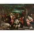 thumbnail image 3 of Jacopo Bassano 18x15 Black Modern Framed Museum Art Print Titled - Adoration of the Magi (1575-1580), 3 of 5