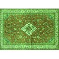 thumbnail image 1 of Ahgly Company Indoor Rectangle Medallion Green Traditional Area Rugs, 3' x 5', 1 of 1