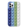 thumbnail image 2 of Funda de silicona para iPhone 12 Pro 12 carcasa trasera de Likrtyny colores del Arcoíris para aliviar el estrés antiestrés, 2 of 7