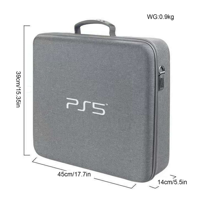 Frusde Carrying Case for PS5, Travel Bag Storage for PS5 Console  Disc/Digital Edition and Controllers, Protective Shoulder Bag for PS5,  Controllers