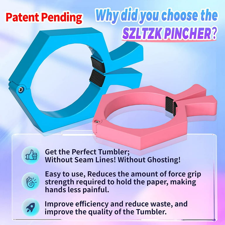 2 Pinch Perfect Tumbler Clamp And 1 Sublimation Blanks Tumblers