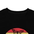 thumbnail image 2 of XCHQRTI Butterfly Shirt for Women Graphic Tee Moon Shirts Vintage Summer Tshirt, 2 of 6