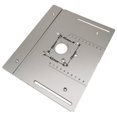 thumbnail image 1 of Multifunctional Aluminium Router Table Insert Plate W/ Miter Gauge WorkBenches Wood Router Trimmer Models Engraving Machine ,Woodworking Protractor, 1 of 7