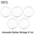 thumbnail image 2 of 5 pcs Single Guitar Strings Acoustic Guitars Top 1st E Plain Steel Gauges .012, 2 of 13