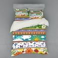 thumbnail image 2 of Ambesonne Colorful Bedding Set 3 Pcs, Vivid Daisies Sun, Twin, Multicolor, 2 of 3