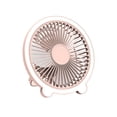 thumbnail image 2 of ventilador de escritorio USB para oficina, funcionamiento del enfriador, ventilador de refrigeración de aire de escritorio, tienda recargable, rosa con lámpara BLESIY Abanico de Senderismo con Luz, 2 of 7