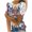 #336-Navy, variant on Women's Polka Round Neck Short Sleeve T-Shirt, Fashion Casual with Lace Trim, Breathable Cotton Top for Daily Wear and Outdoor Activities