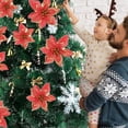 thumbnail image 4 of Para Navidad Juego Flores Pascua Navideña 120 Piezas PVC, 4 of 9