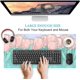 thumbnail image 2 of Kawaii Cartoon Rabbit Desk Mat Cute, Pink Tulip Desk Pad Anime Flowers Mousepad Extended Gaming Mouse Pad XXL 31.5"x15.75", Girl Gamer Keyboard Mouse, 2 of 4