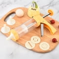 thumbnail image 3 of Hioecau Cookie Press with 16 Discs 6 Decorating Tips Home DIY Cookie Maker Machine Cake Icing Tools Kit Kitchen Baking Supplies, 3 of 7