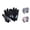 Black, variant on Kids Sport Gloves Half Finger Gloves Boys Girls Cycling Camping Fishing Outdoor Sports Breathable Wheelchair Mittens