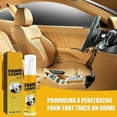 thumbnail image 3 of Car Steering Wheel Foam Cleaner, Multifunctional Interior Cleaner, Car Seat Upholstery Strong Stain Remover, Effective Grease and Dirt Removal, Foam Cleaner for and House (1), 3 of 8