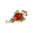 thumbnail image 2 of Rhinestone Elegante Crane Broche Ramillete Pin Solapa Pin Camisa Bisutería Sunnimix Broche, 2 of 8