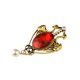 thumbnail image 2 of Elegante grúa Rhinestone perla decorativa ramillete camisa broche alfileres joyería Yuyangstore Broche, 2 of 8