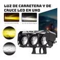 thumbnail image 3 of Par Faros Auxiliares Lupa Led Focos Luz 240w Para Coche Moto, 3 of 8