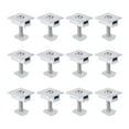 thumbnail image 1 of Solar Panel Middle Clamps 40mm Aluminium for Solar Rail Mounting System Install Hardware 12 Pcs, 1 of 6