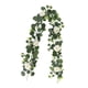 thumbnail image 3 of Guirnalda de enredaderas de hojas verdes artificiales con flores para decoración de mesa. 180cm, 3 of 9