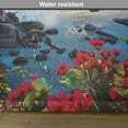 thumbnail image 6 of Ambesonne Beach Place Mats Set of 4, Poppy Carnations Spring, Standard Size, Multicolor, 6 of 6