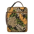 thumbnail image 6 of Tropical Leaf Palm Insulated Lunch Bag – Hawaiian Floral Aloha Tropical Plant Jungle Leaves Colorful Exotic Beach Vacation Palm Inspired Leafy Summer Vibrant Retro Botanical Tote, 6 of 6