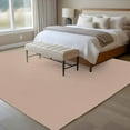 thumbnail image 5 of Brown Area Rugs 5x8 for Living Room, Farmhouse Solid Brown Color Modern Art Non Slip Washable Rug Runner, Low Pile Indoor Floor Carpet Mat Bathroom Rugs for Bedroom, Kids Room, 5 of 9