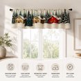 thumbnail image 3 of AshasdS Winter Forest Houses & Snow Window Valance Christmas Country Short Curtain Rod Pocket Living Room, 3 of 5