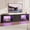 Black, variant on Bestier 80 inch TV Stand for TVs up to 85", High Gloss Entertainment Center with LED Lights & 2 Storage Drawers, Modern Fluted TV Console, Black