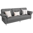 thumbnail image 2 of 83.5" 3 Seater Sofa Couch with Deep Seats and Removable Pillows, Teddy Fleece Comfy Couch, 2 of 7