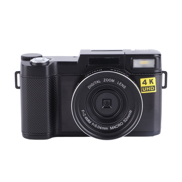 Cámara Vlogging De 48MP, Pantalla Abatible Para Selfie De Retrato, Cámara Digital 4K, Pantalla De 3,2 Pulgadas Para Video Para Viajar
