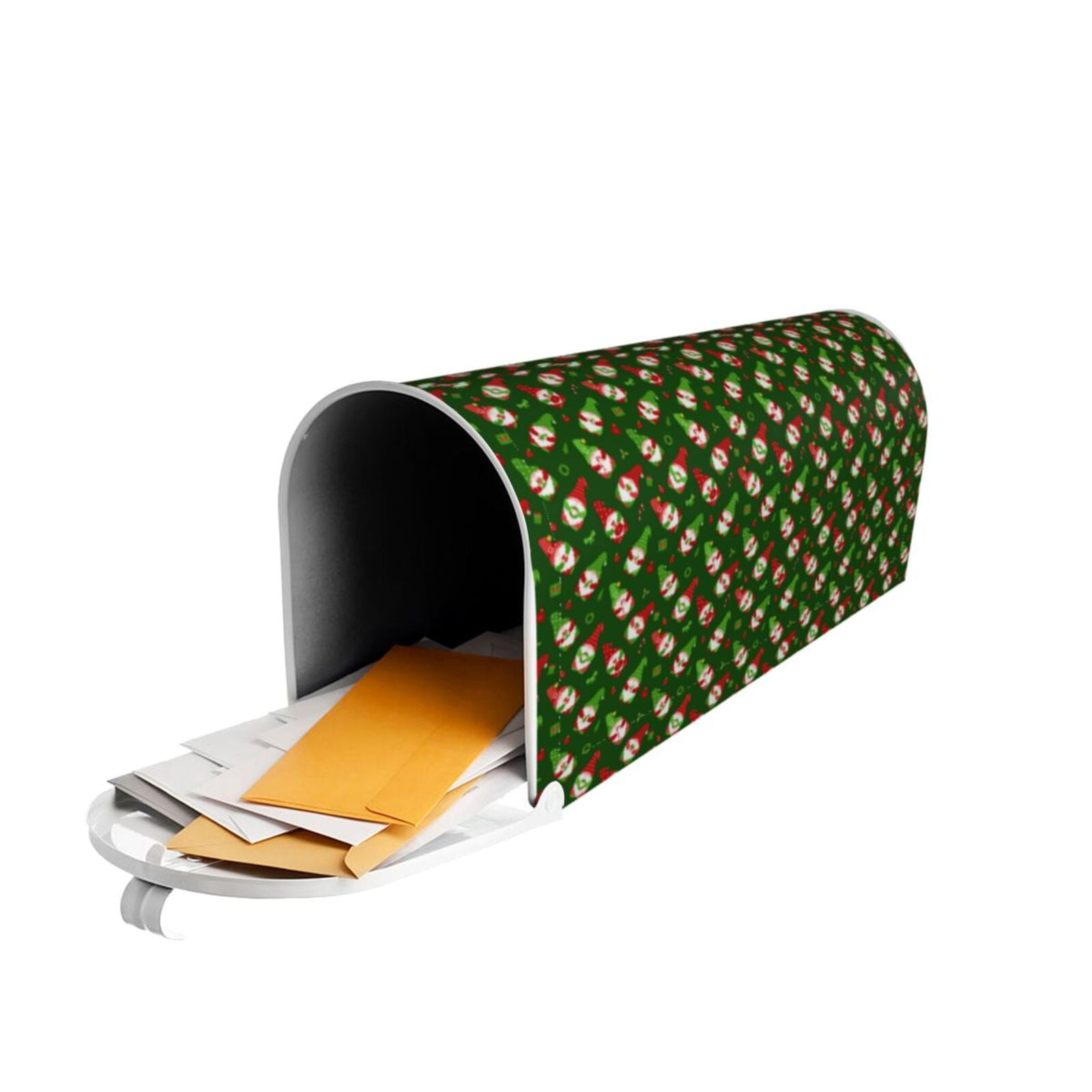 Logiee Gnomes In Caps Print Post Letter Box Wrap Decor, Mailbox Cover Suitable for Standard Mailbox and Large Size Mailbox,Outdoor Yard Decoration-21x18 in