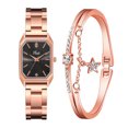 thumbnail image 1 of Reloj de pulsera de cuarzo analógico de acero inoxidable dorado cristalino para mujer a la moda Wmkox8yii gfajkfgbkjabf2112, 1 of 1