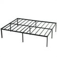 thumbnail image 3 of Cfowner 18" Metal Platform Bed Frame, Heavy-Duty Steel Slats, Black, Full Size, 3 of 5