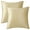 Camel, variant on REGALWOVEN Set of 2 Velvet Throw Pillow Covers Decorative Solid Cushion Covers for Sofa Camel 16" x 16"