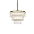 thumbnail image 3 of Elegant Lighting Harlow 32" Chandelier in Satin Gold, 3 of 8