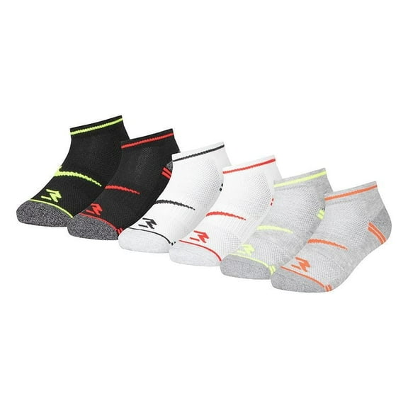 Kids Nike Socks 3BRAND 6-Pack by Russell Wilson Low Cut Sock Color: Volt Sock Size: 5-7
