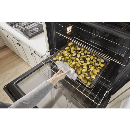 Whirlpool - 30" Smart Built-In Electric Combination Wall Oven with Air Fry - Stainless Steel