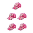 thumbnail image 1 of Maytalsory 1/2/3/5 Comfortable Ball Cap For Women - Fashionable With Sun Protection Universal Size rose red 5PCS, 1 of 6