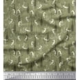 thumbnail image 1 of Soimoi Rayon Fabric Bottle,Anchor Hook & Sea Horse Ocean Print Fabric by The Yard 42 Inch Wide, 1 of 1