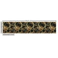 thumbnail image 3 of Ambesonne Vintage Fabric by the Yard Upholstery, Leopard Print Motif Retro, 2 Yards, Pale Brown Mustard and Black, 3 of 5