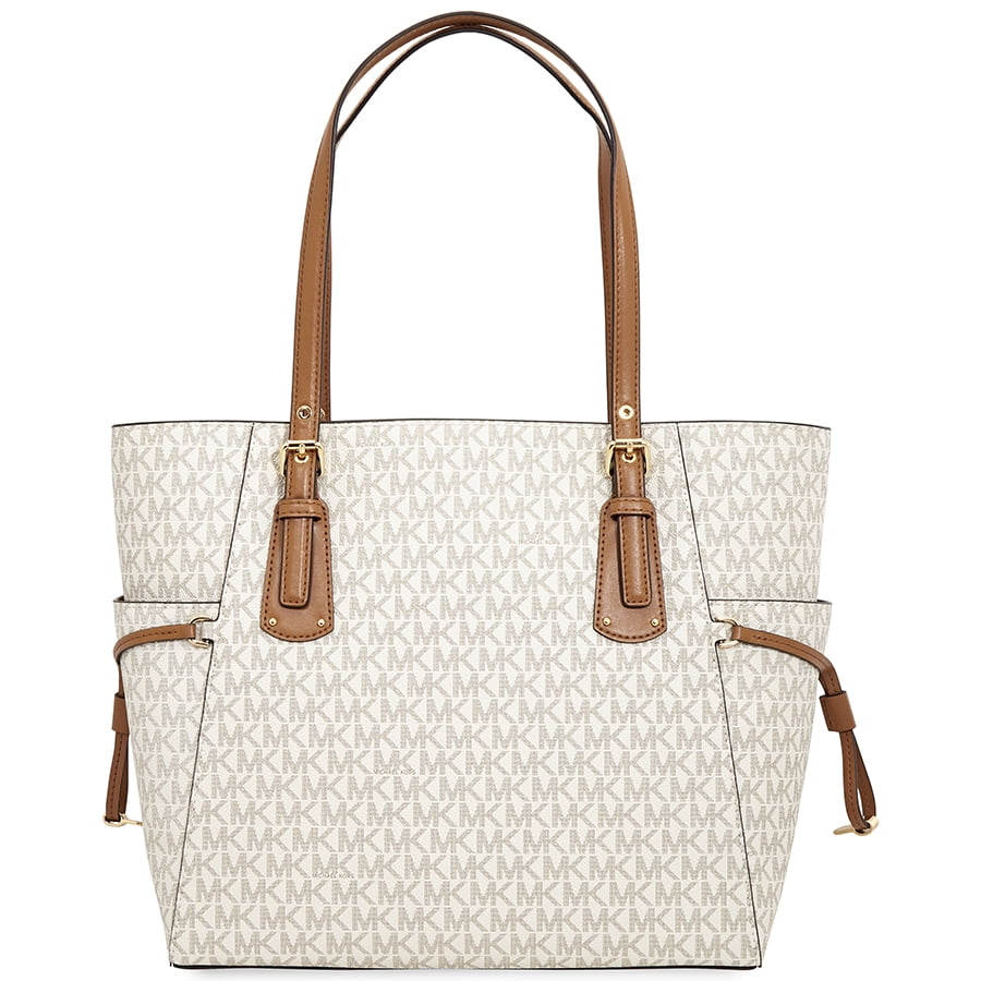 Voyager Small Saffiano Leather Tote Bag – Dona's Outlet