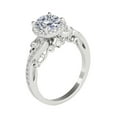 thumbnail image 2 of IGI Certified 1 Ct. Diamond Engagement ring In 14K Solid White Gold, 2 of 4