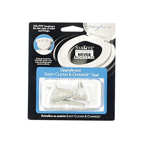 Mayfair Toilet Seat Hardware Upgrade Kit White