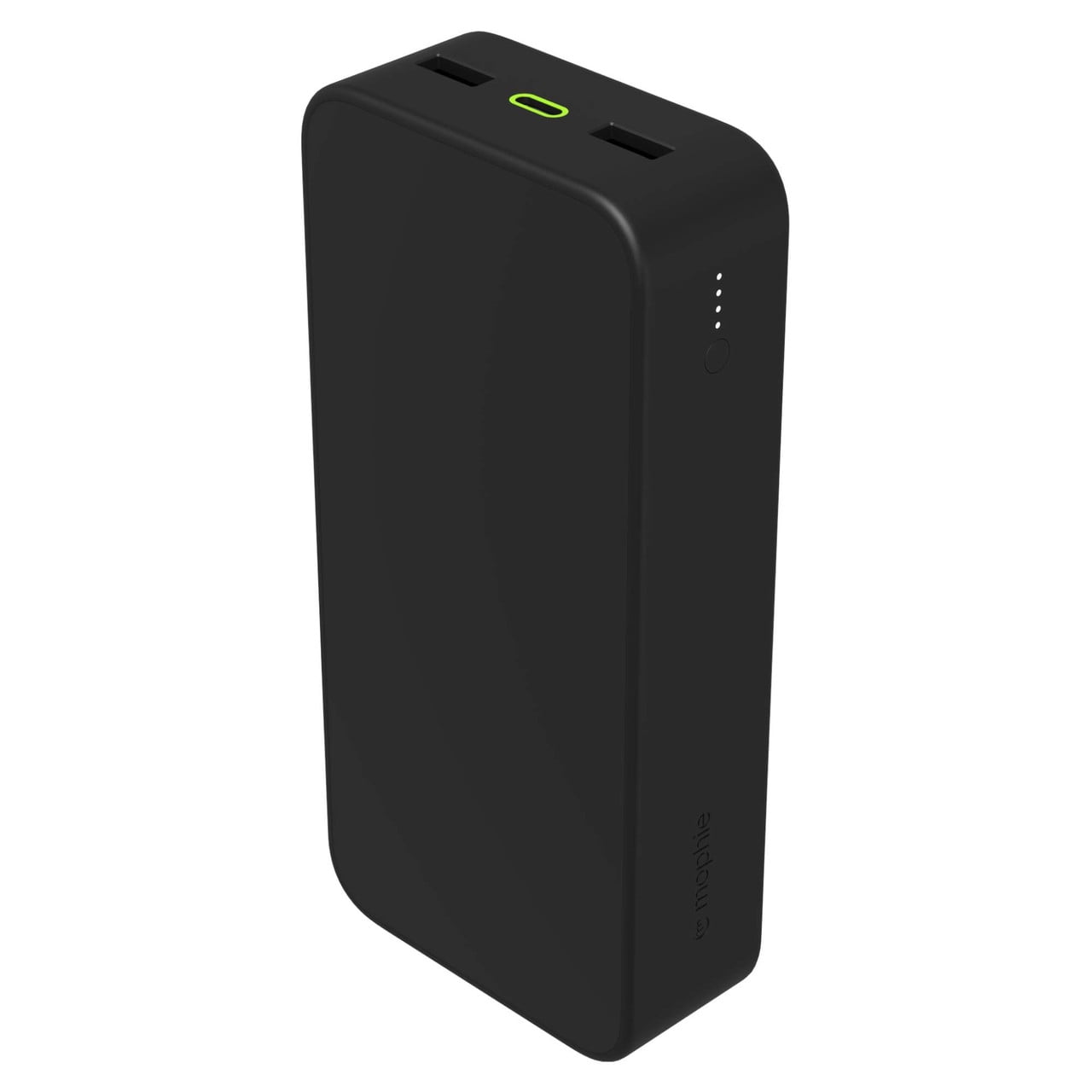 mophie Powerstation XL Power Bank 2023 - 20 000 mAh Large Internal Battery (2) USB-A Ports and (1) 20W USB-C PD Fast Charging Input/Output Port Travel-Friendly