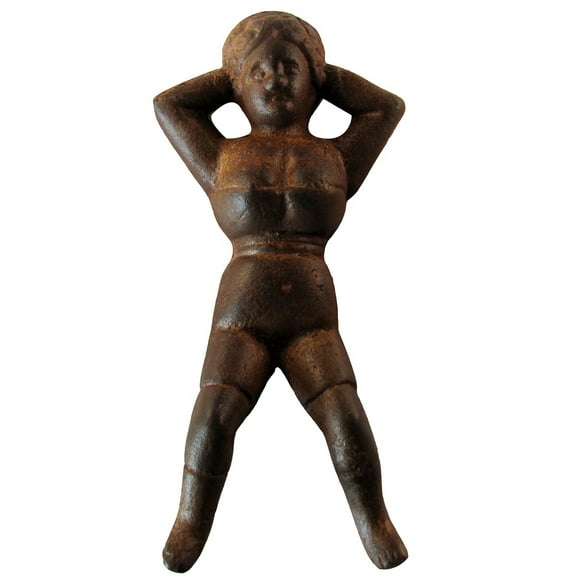 Nasty Nellie Naked Lady Cowboy Boot Jack Vintage Naughty Nelly Nude Girl Scraper