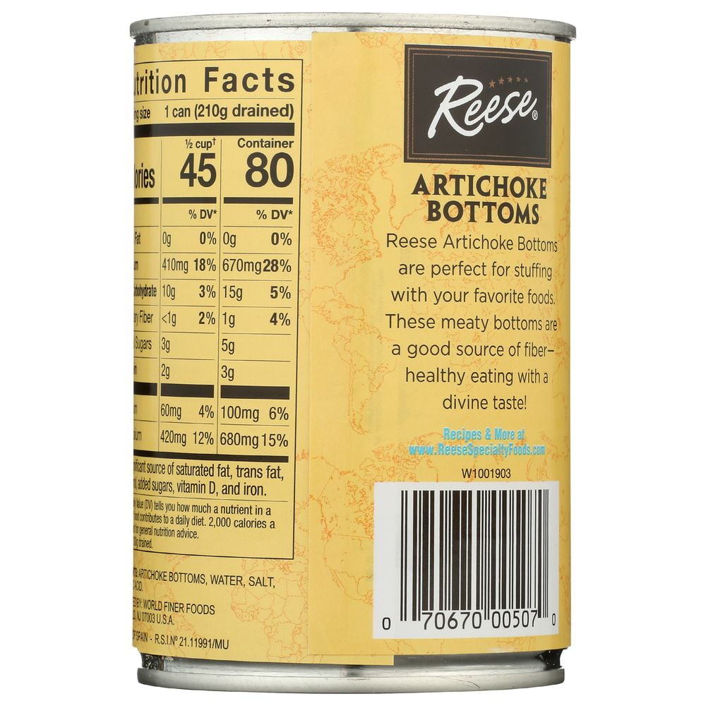 Reese Artichoke Bottom, 14 Ounce -- 12 per Case.