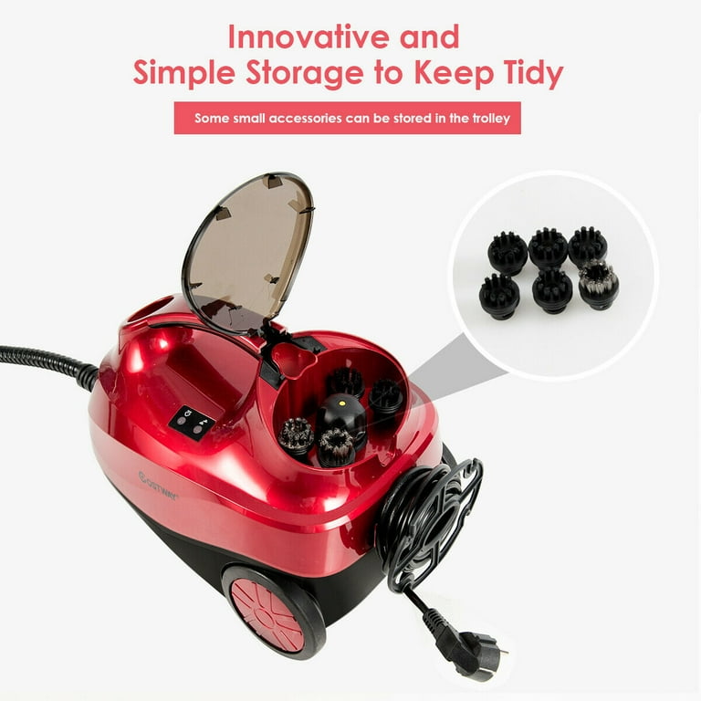 Costway 2000W Heavy Duty Steam Cleaner Mop Multi-Purpose W