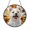 Acrylic 3.5 Inch, variant on Decorative Dog Stained Glass Style Window Hanging, Fantasy Canine Art Suncatcher for Comfortable Interior Spaces, Glass Style Window Accent, Thoughtful Gift for Dog Fans