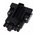 thumbnail image 5 of 1 Set 6 String Saddle Headless Guitar Bridge Tailpiece Black for Electric Guitar Parts Replacement, 5 of 5