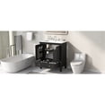 thumbnail image 2 of 30" Modern Bathroom Vanity with Single Sink, Solid Wood Base / Adjustable Shelf and Functional Drawer for Daily Items, 2 of 3