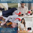thumbnail image 5 of Wireless WiFi Elderly Caregiver Pager SOS Call Button Emergency SOS Alert System for Seniors Patients Elderly(B), 5 of 5